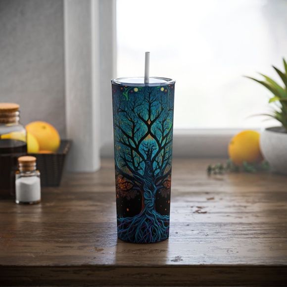 Hand Crafted Tree Of Life 20oz Tumbler - Picture 2 of 7